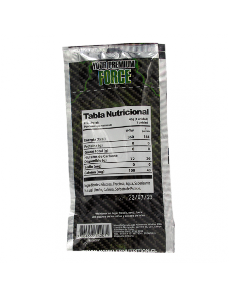 Gel Winkler Nutrition Voltage Limón - Cafeína (Unidad)