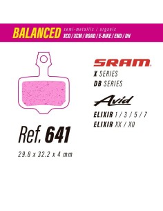 Pastillas LESS BRAKES Balanced 641 | Sram Red, Force,...