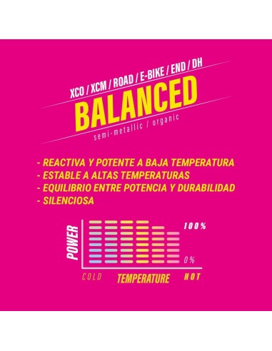 Pastillas LESS BRAKES Balanced 652...
