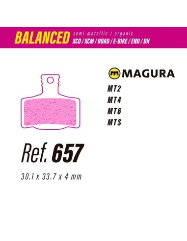 Pastillas LESS BRAKES Balanced 657 |...