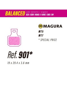 Pastillas LESS BRAKES Balanced 901 | Magura MT5 - MT7