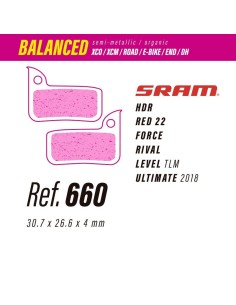 Pastillas LESS BRAKES Balanced 660 | Sram...