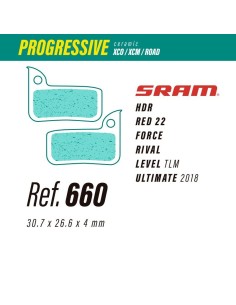 Pastillas LESS BRAKES Progressive 660 | Sram...