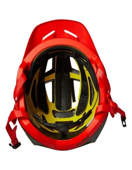 Casco FOX Mainframe MIPS CE, Rojo Flúor