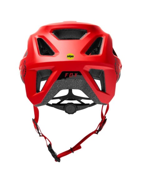 Casco FOX Mainframe MIPS CE, Rojo Flúor