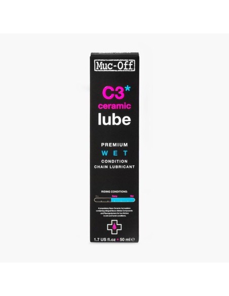 Lubricante Muc-Off C3 Cerámico Wet Lube (Húmedo) 120ml