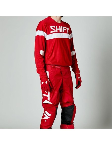 Pantalón Shift Moto White Label Trac Rojo