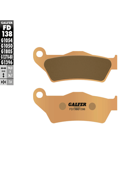 Pastillas de Freno Moto Galfer Delantera/Trasera FD138, KTM, Sherco, TM, Husqvarna, Husaberg
