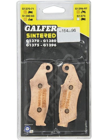 Pastillas de Freno Moto Galfer...