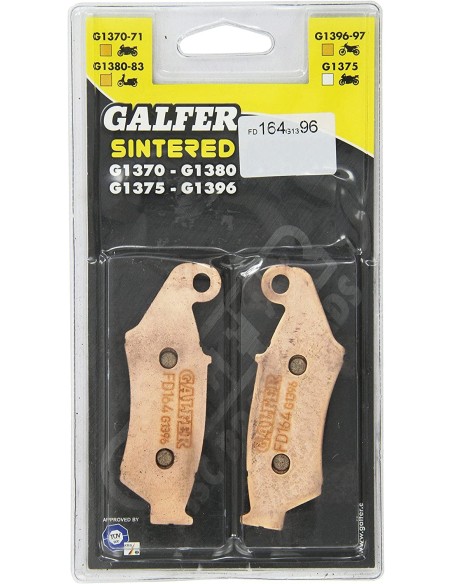 Pastillas de Freno Moto Galfer Delantera FD164, Beta, GasGas