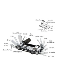 Herramienta Topeak Ninja Toolbox T20 2