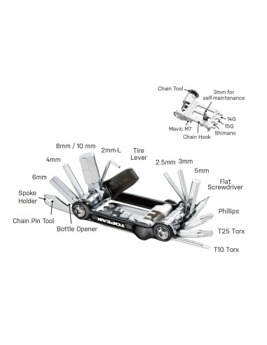 Herramienta Topeak Ninja Toolbox T20