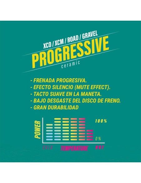 Pastillas LESS BRAKES Progressive 652 para Shimano XTR, XT, SLX