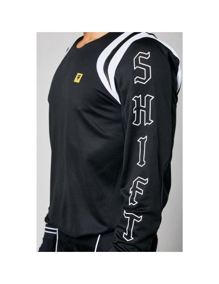 Jersey SHIFT White Label Flare, Negro