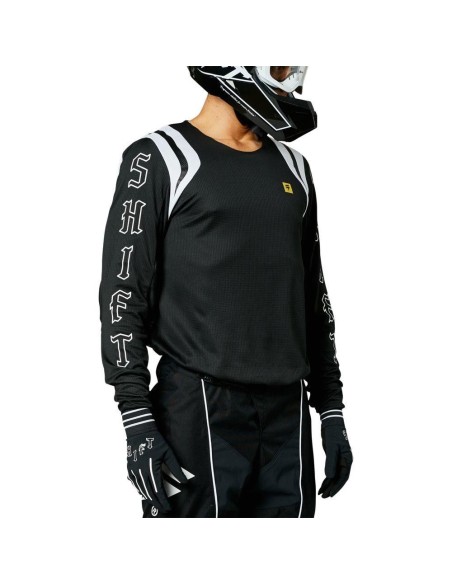 Jersey SHIFT White Label Flare, Negro