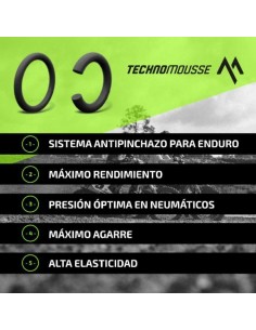 Mousse TECHNOMOUSSE Enduro Trasero 140/80-18 2