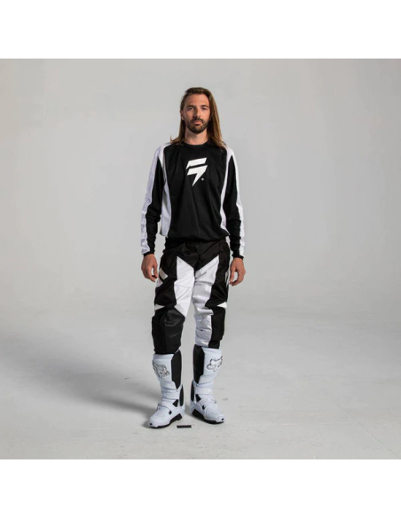 Jersey SHIFT White Label Race 2, negro-blanco