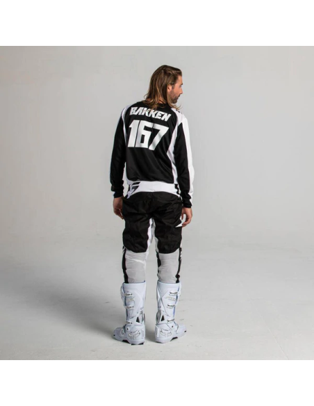 Jersey SHIFT White Label Race 2, negro-blanco
