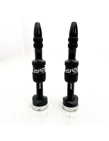Kit de Válvulas E.13 Tubeless Quick Fill 23-31mm Altura Llanta, Negro
